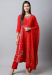 Picture of Excellent Rayon Maroon Readymade Salwar Kameez