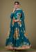 Picture of Marvelous Georgette Teal Anarkali Salwar Kameez