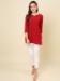 Picture of Magnificent Cotton Fire Brick Kurtis & Tunic