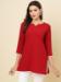 Picture of Magnificent Cotton Fire Brick Kurtis & Tunic