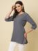 Picture of Enticing Cotton Slate Grey Kurtis & Tunic