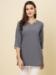 Picture of Enticing Cotton Slate Grey Kurtis & Tunic