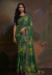 Picture of Graceful Georgette Dark Olive Green Saree