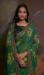 Picture of Graceful Georgette Dark Olive Green Saree