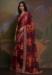 Picture of Beautiful Georgette Saddle Brown Saree