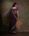 Picture of Well Formed Georgette Dark Olive Green Saree