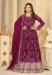 Picture of Ideal Georgette Rosy Brown Anarkali Salwar Kameez