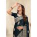 Picture of Charming Crepe & Silk Dark Slate Grey Saree