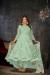 Picture of Stunning Net Dark Sea Green Anarkali Salwar Kameez