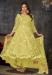 Picture of Resplendent Net Burly Wood Anarkali Salwar Kameez