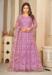 Picture of Elegant Net Plum Anarkali Salwar Kameez