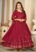 Picture of Statuesque Georgette Maroon Anarkali Salwar Kameez