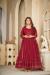 Picture of Statuesque Georgette Maroon Anarkali Salwar Kameez