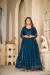 Picture of Appealing Georgette Navy Blue Anarkali Salwar Kameez