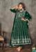 Picture of Alluring Net Dark Green Anarkali Salwar Kameez