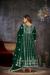 Picture of Alluring Net Dark Green Anarkali Salwar Kameez