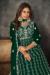 Picture of Alluring Net Dark Green Anarkali Salwar Kameez