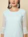 Picture of Bewitching Georgette Light Steel Blue Kurtis & Tunic