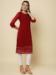 Picture of Grand Georgette Maroon Kurtis & Tunic