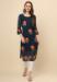 Picture of Statuesque Georgette Dark Slate Grey Kurtis & Tunic