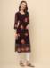 Picture of Shapely Georgette Black Kurtis & Tunic