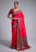 Picture of Well Formed Silk Red Saree