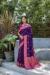 Picture of Magnificent Silk Midnight Blue Saree