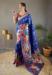 Picture of Beautiful Silk Midnight Blue Saree