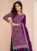 Picture of Resplendent Chiffon Purple Anarkali Salwar Kameez