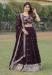 Picture of Well Formed Georgette Black Lehenga Choli