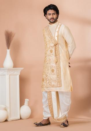 Picture of Elegant Chiffon Tan Kurtas