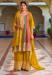 Picture of Superb Chiffon Orange Straight Cut Salwar Kameez