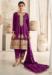 Picture of Fascinating Silk Purple Straight Cut Salwar Kameez