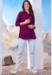 Picture of Admirable Cotton Purple Kurtis & Tunic