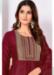 Picture of Magnificent Silk Maroon Readymade Salwar Kameez