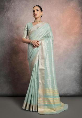 Picture of Sublime Silk Dark Sea Green Saree