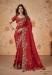 Picture of Shapely Chiffon & Satin & Silk Fire Brick Saree