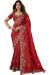 Picture of Shapely Chiffon & Satin & Silk Fire Brick Saree