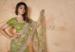 Picture of Grand Chiffon & Satin & Silk Dark Khaki Saree