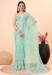 Picture of Superb Net Light Steel Blue Saree