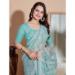 Picture of Charming Net Cadet Blue Saree