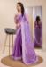 Picture of Bewitching Organza Purple Saree