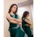 Picture of Comely Organza Dark Green Saree