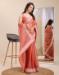 Picture of Elegant Chiffon Indian Red Saree