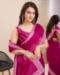 Picture of Resplendent Chiffon Medium Violet Red Saree