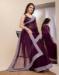 Picture of Radiant Chiffon Maroon Saree