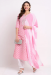 Picture of Superb Cotton Light Pink Readymade Salwar Kameez