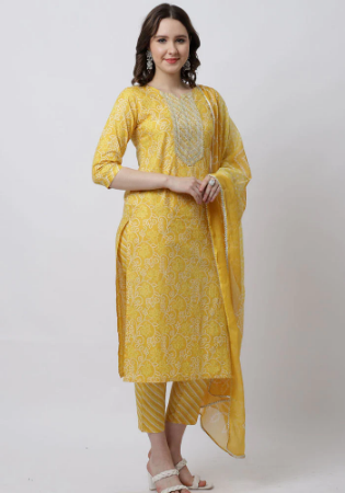 Picture of Excellent Cotton Peru Readymade Salwar Kameez