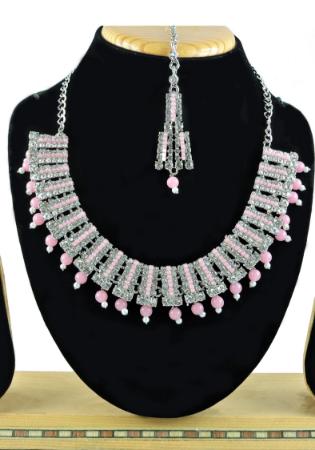 Picture of Excellent Pink Necklace Set