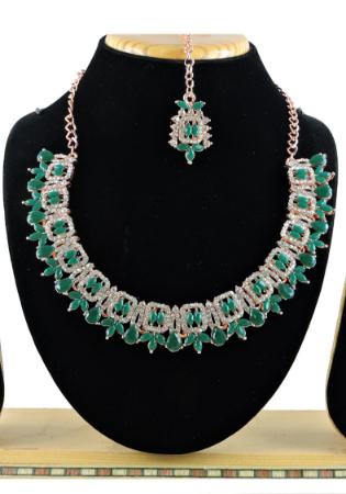 Picture of Graceful Dark Olive Green Necklace Set